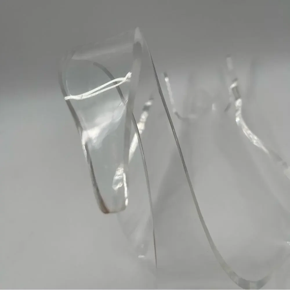 VINTAGE Acrylic Swan Towel Holder Bathroom Multi Use Home Decor Feminine Table